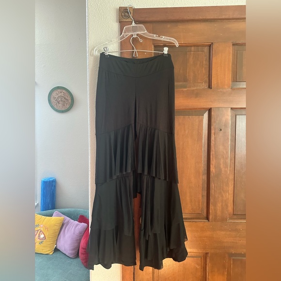 Midnight Hour Dark Fairy Palazzo Pants - Picture 4 of 7